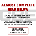 1 Pin CBE Repair