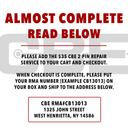 2 Pin CBE Repair